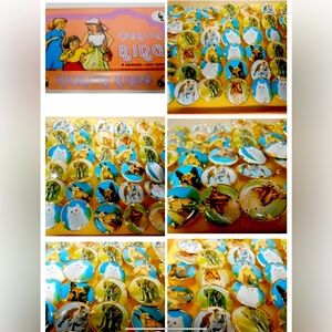 VINTAGE Animal RINGS WITH DISPLAY New 72pc lot#1013a Vintage Fashion Rings Box